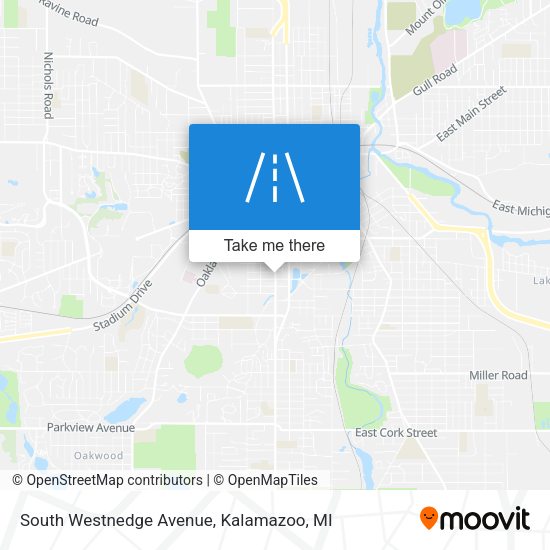 Mapa de South Westnedge Avenue