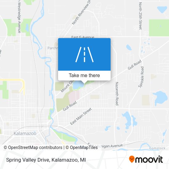 Spring Valley Drive map