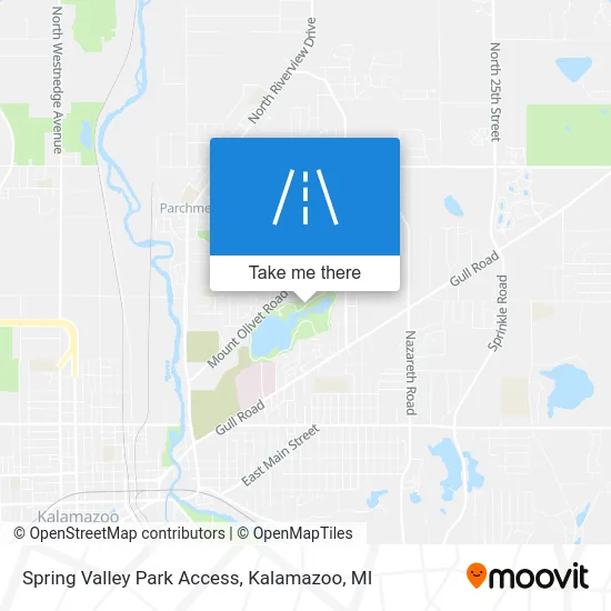 Spring Valley Park Access map