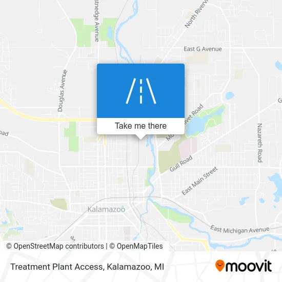 Treatment Plant Access map