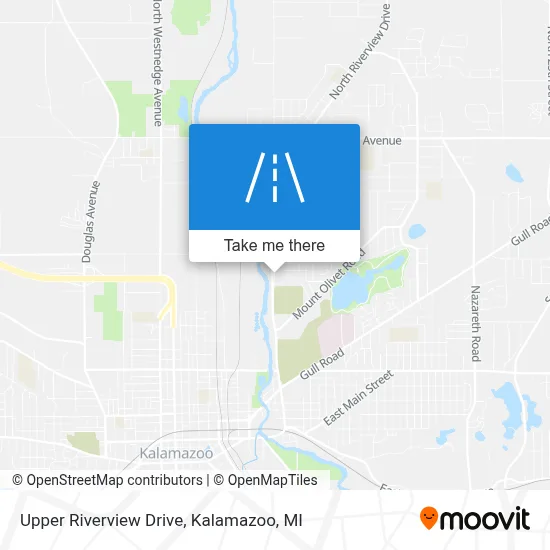 Upper Riverview Drive map