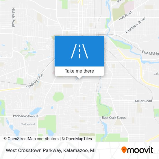 West Crosstown Parkway map