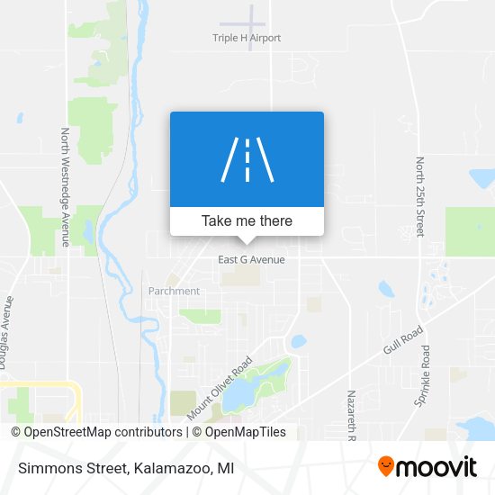 Mapa de Simmons Street