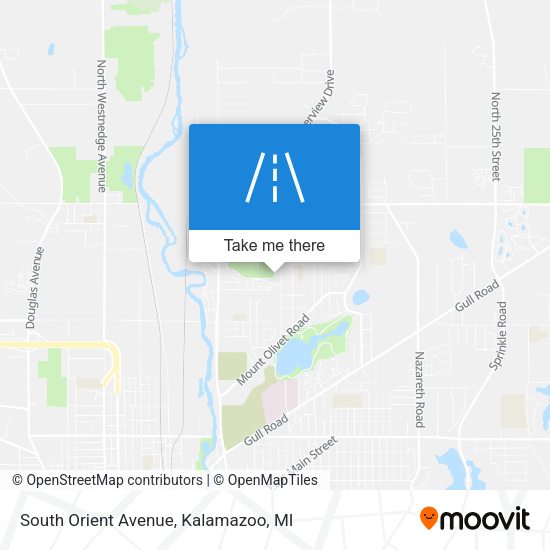 South Orient Avenue map