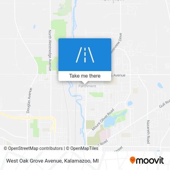 West Oak Grove Avenue map