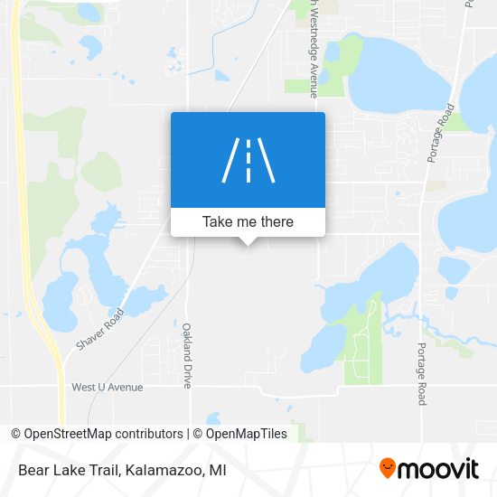 Mapa de Bear Lake Trail