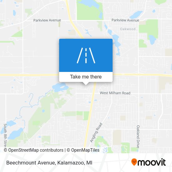 Mapa de Beechmount Avenue