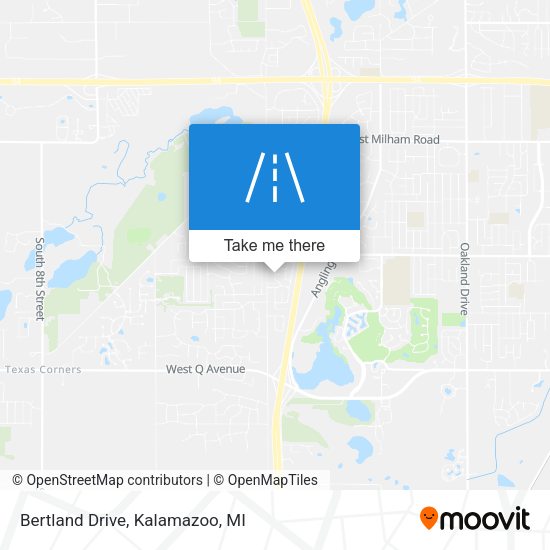 Mapa de Bertland Drive