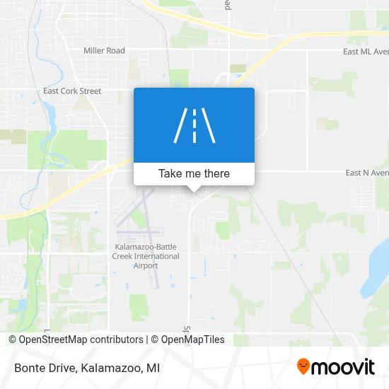 Bonte Drive map