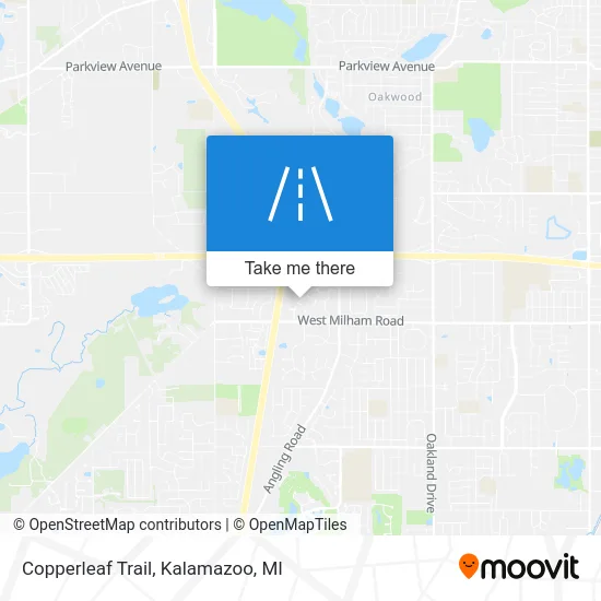 Copperleaf Trail map