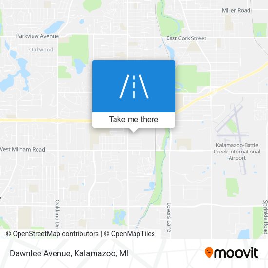 Mapa de Dawnlee Avenue