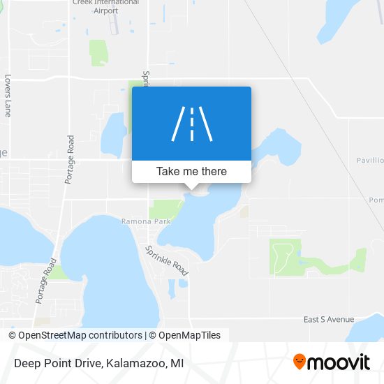 Deep Point Drive map