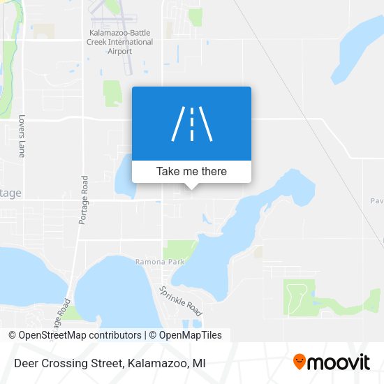 Deer Crossing Street map