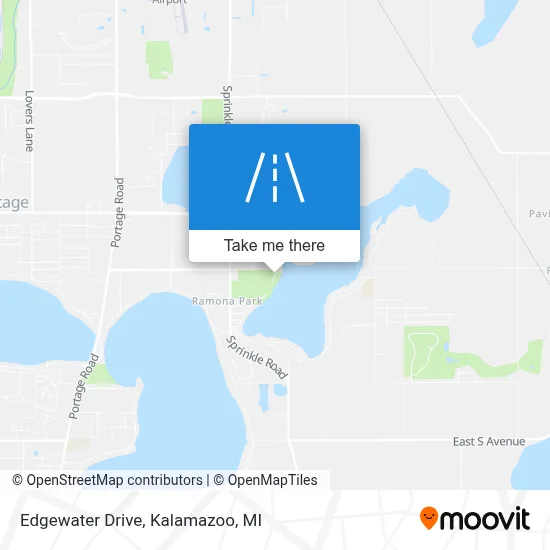 Edgewater Drive map
