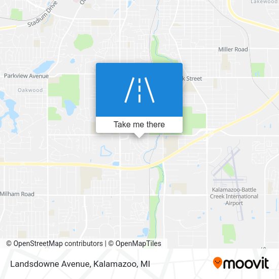 Mapa de Landsdowne Avenue
