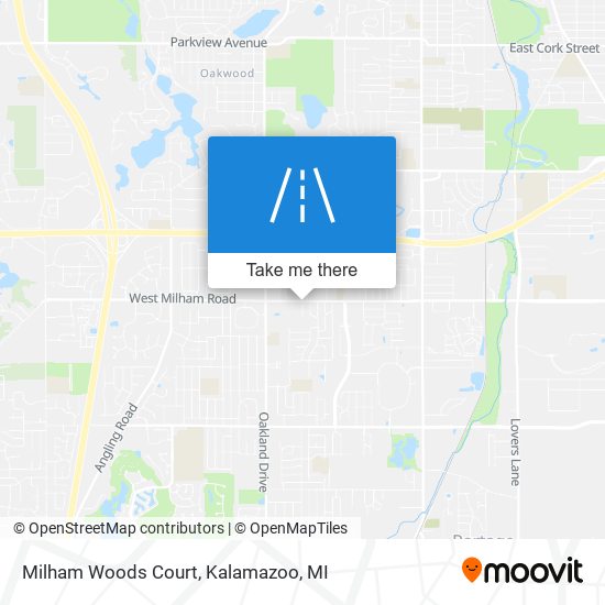 Milham Woods Court map