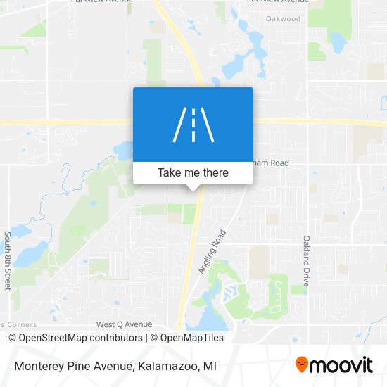 Monterey Pine Avenue map