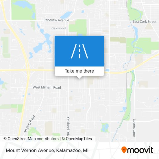 Mount Vernon Avenue map