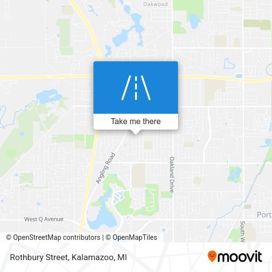 Mapa de Rothbury Street