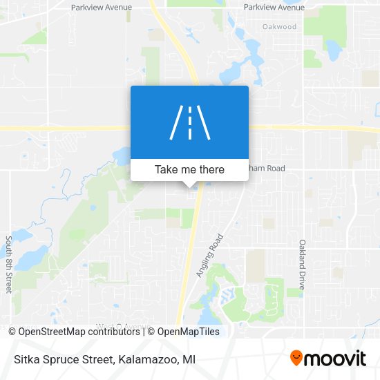 Mapa de Sitka Spruce Street
