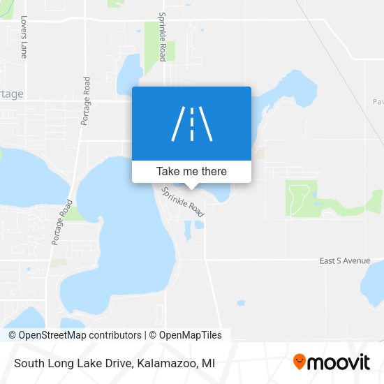 South Long Lake Drive map