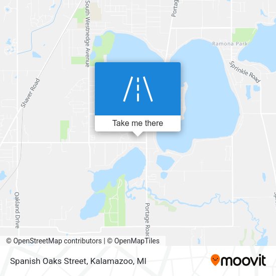 Spanish Oaks Street map