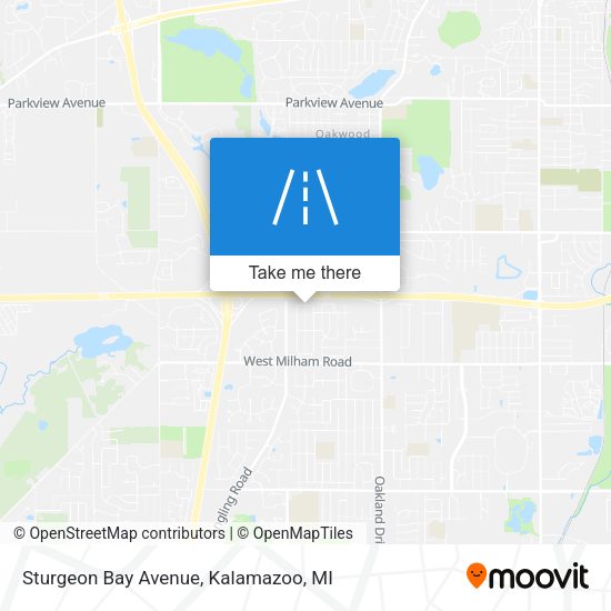 Mapa de Sturgeon Bay Avenue