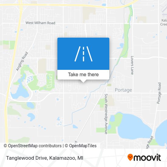 Tanglewood Drive map