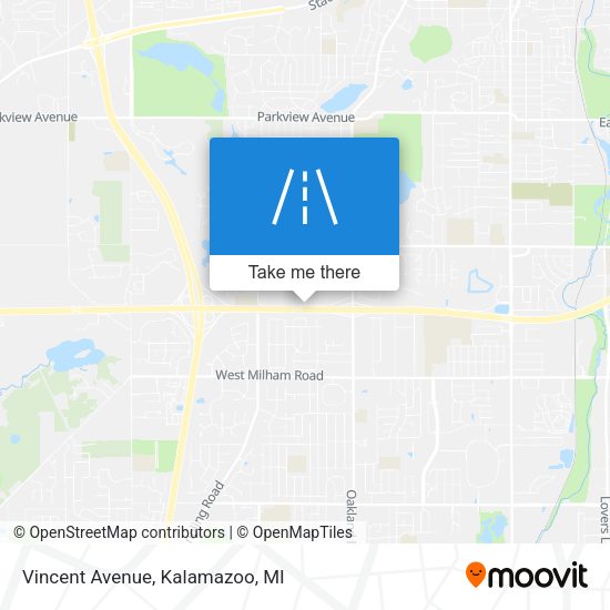 Mapa de Vincent Avenue
