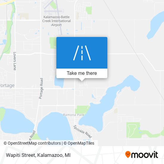 Wapiti Street map