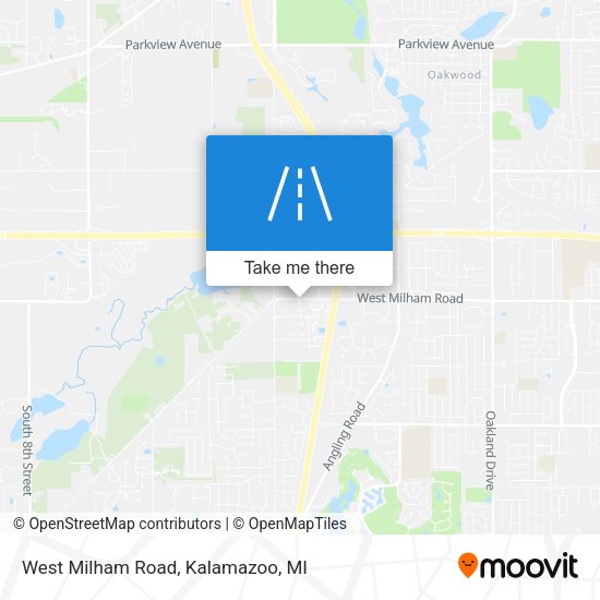 West Milham Road map