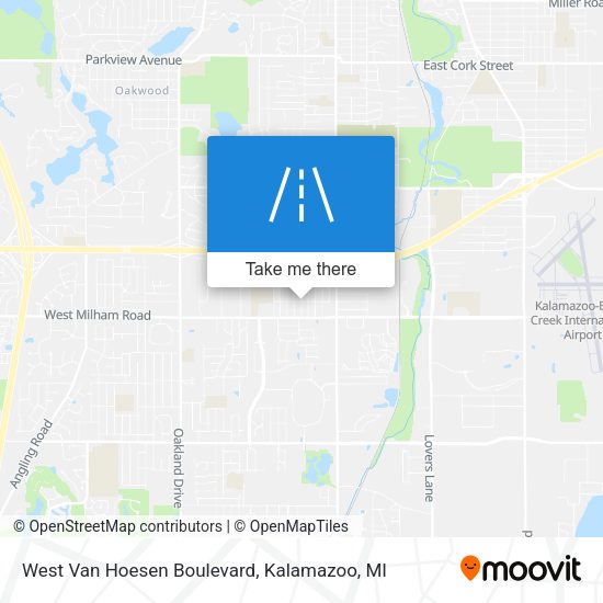 Mapa de West Van Hoesen Boulevard