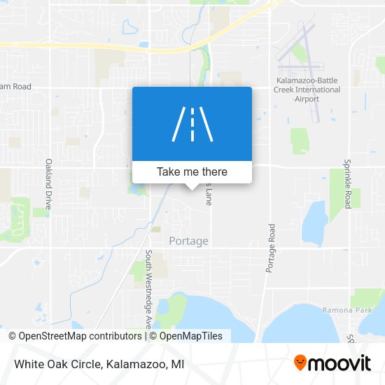 Mapa de White Oak Circle