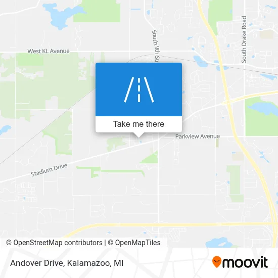 Andover Drive map