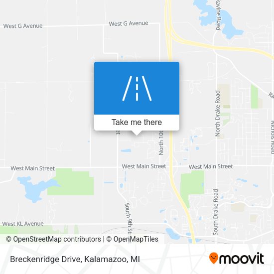 Mapa de Breckenridge Drive