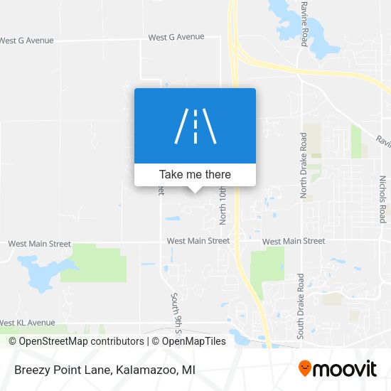 Mapa de Breezy Point Lane