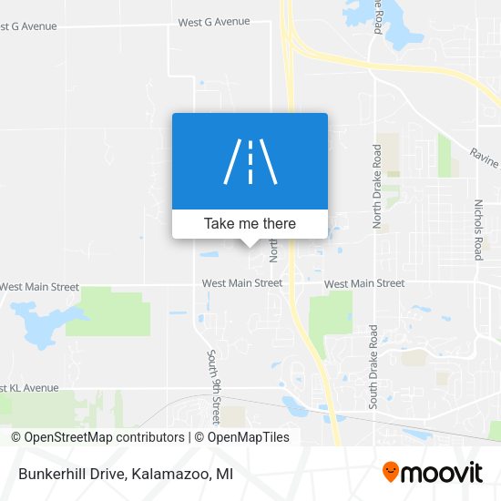 Mapa de Bunkerhill Drive