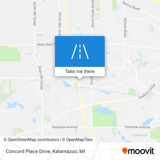 Concord Place Drive map