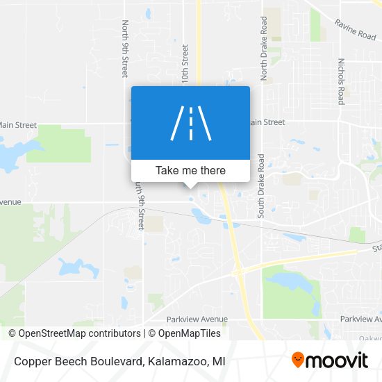 Copper Beech Boulevard map