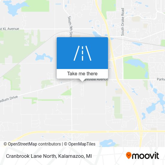 Cranbrook Lane North map