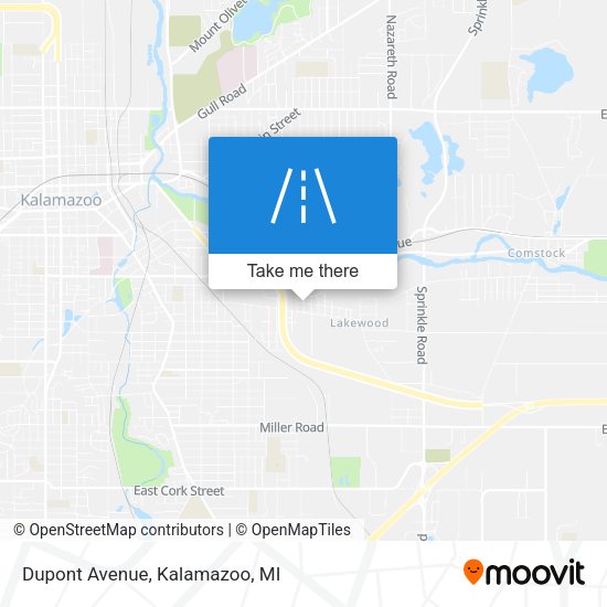 Mapa de Dupont Avenue