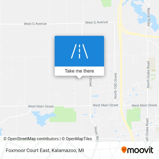 Mapa de Foxmoor Court East
