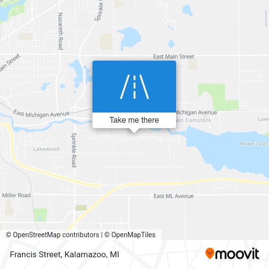 Mapa de Francis Street