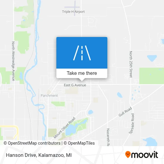 Hanson Drive map