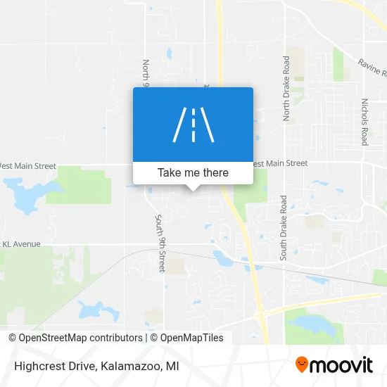 Highcrest Drive map