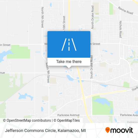 Jefferson Commons Circle map