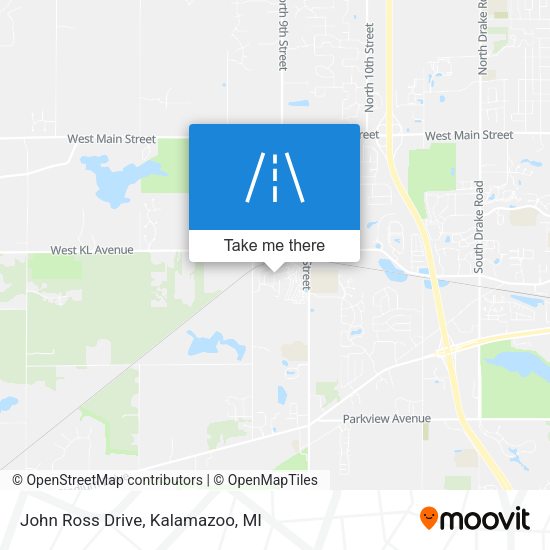 Mapa de John Ross Drive