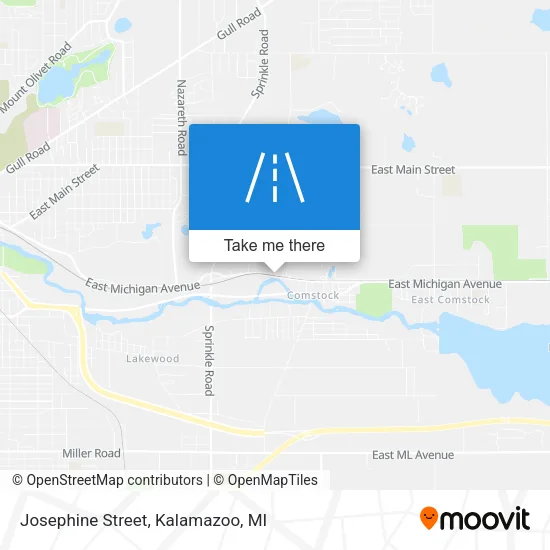 Josephine Street map
