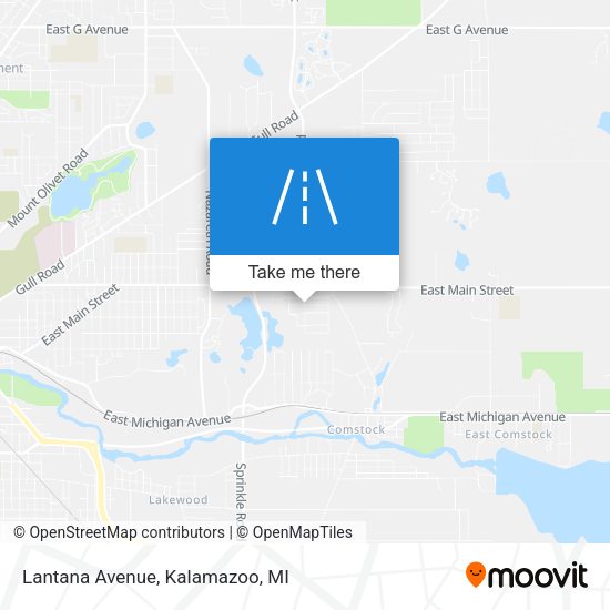 Mapa de Lantana Avenue