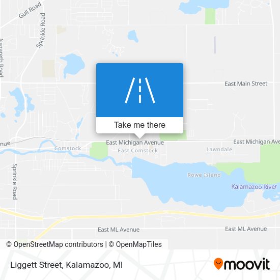 Mapa de Liggett Street